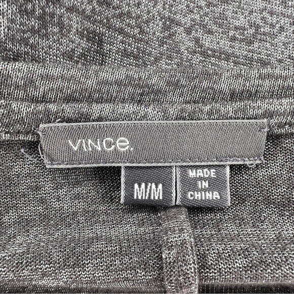 MEDIUM VINCE GREY LONG SLEEVE SHIRT STRETCH PULLOVER CASUAL - Picture 7 of 9